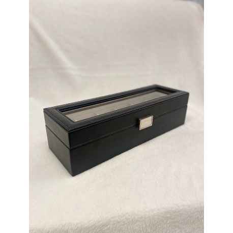 scatola nera per orologi 6 contenitori L33.5 x L12 x H9cm
