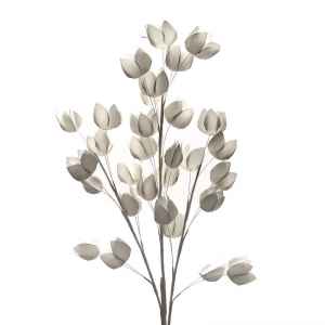 Tige de fleur Elena blanc H.110 cm
