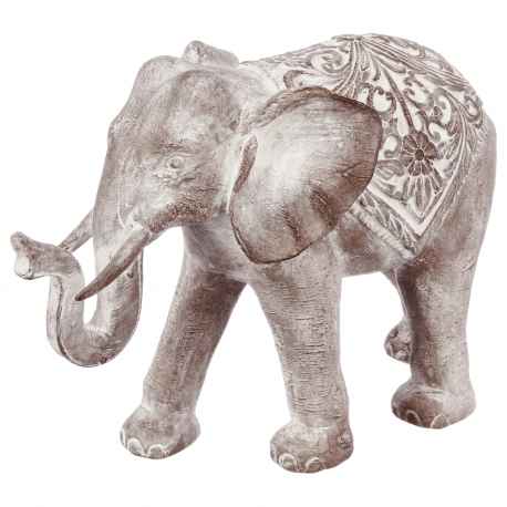 Elefante resina sbiancata H.40